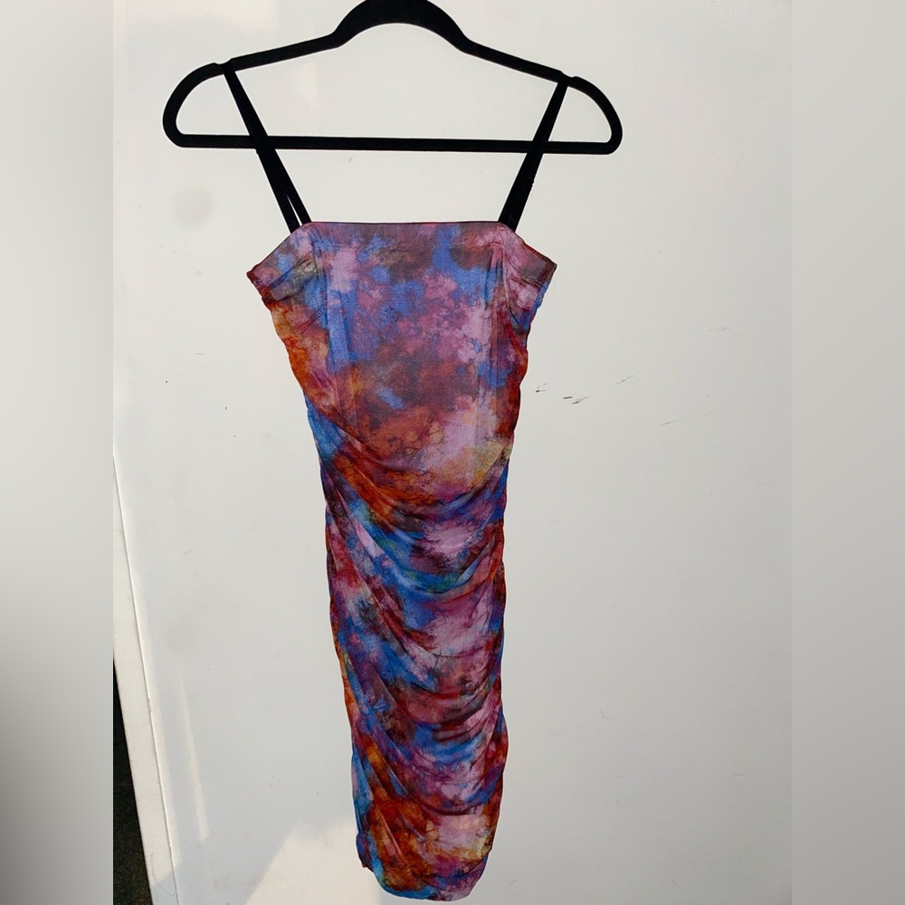 Watercolor Bodycon Dress